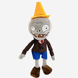 sty 植物大战僵尸毛绒玩具 conehead 僵尸柔软玩偶,植物大战僵尸玩具